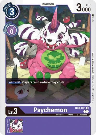 Psychemon BT8-071 C New Awakening Digimon card