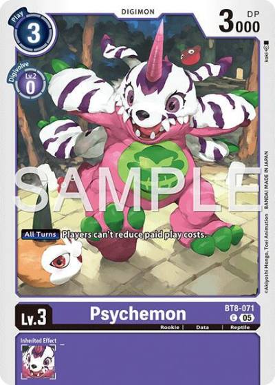 Psychemon Reprint BT8-071 C Advanced Booster Digimon Generation Digimon card