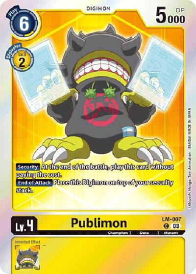 Publimon English Exclusive LM-007 C Exceed Apocalypse Digimon card