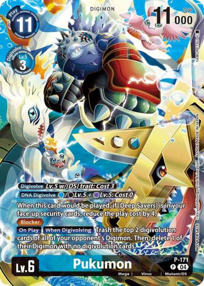 Pukumon Update Pack 2025 P-171 P Release Special Booster 2.5 Digimon card
