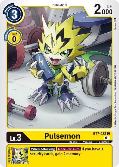 Pulsemon BT7-032 C Next Adventure Digimon card