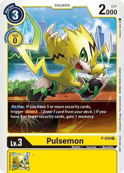 Pulsemon P-028 P Digimon Promotion Cards Digimon card