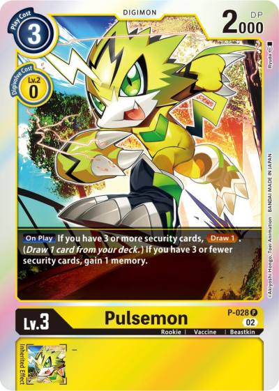 Pulsemon Resurgence Booster Reprint P-028 P Resurgence Booster Digimon card