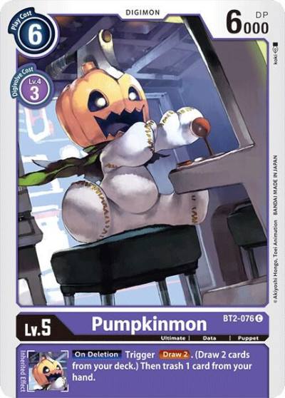 Pumpkinmon BT2-076 C Release Special Booster 1.0 Digimon card