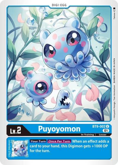 Puyoyomon BT9-002 U X Record Digimon card