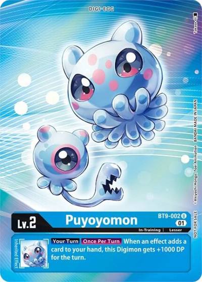 Puyoyomon Box Topper BT9-002 U X Record Digimon card