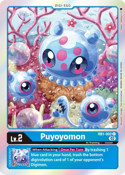 Puyoyomon RB1-002 C Resurgence Booster Digimon card