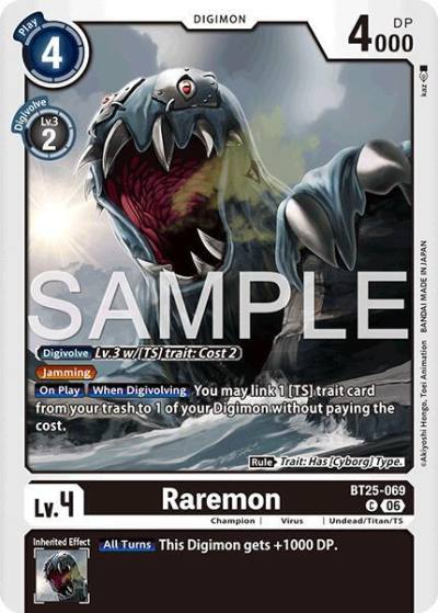 Raremon BT25-069 C Dual Revolution Digimon card