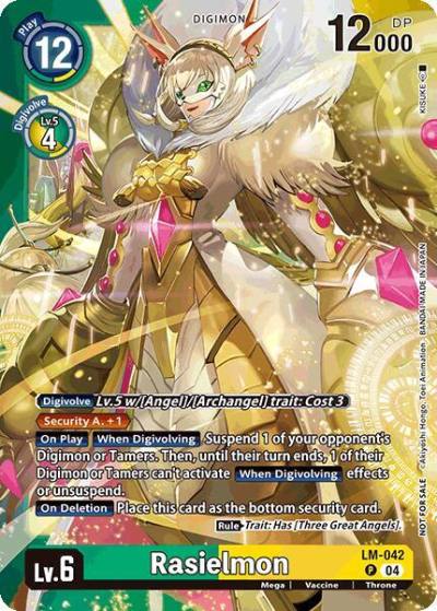 Rasielmon Limited Card Pack LM-042 P World Convergence Digimon card