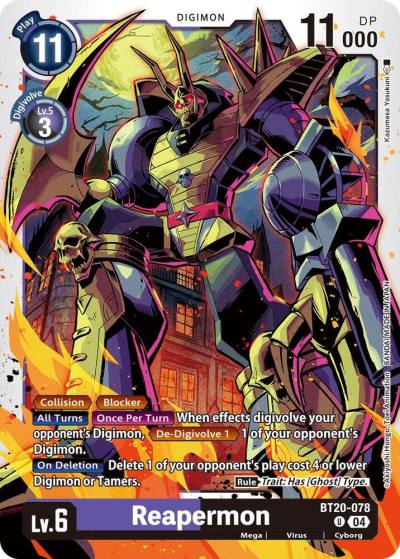 Reapermon BT20-078 U Release Special Booster 2.5 Digimon card