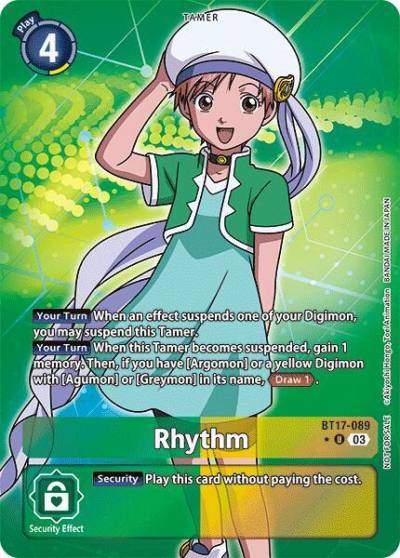 Rhythm Box Promotion Pack Secret Crisis BT17-089 U Secret Crisis Digimon card