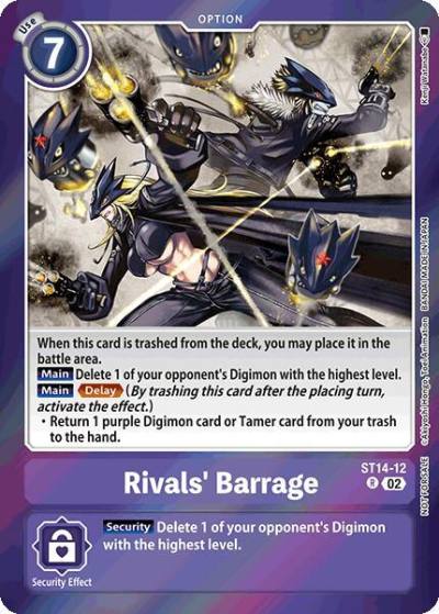 Rivals Barrage Special Event Pack 2025 ST14-12 R Starter Deck 14: Beelzemon Advanced Deck Set Digimon card