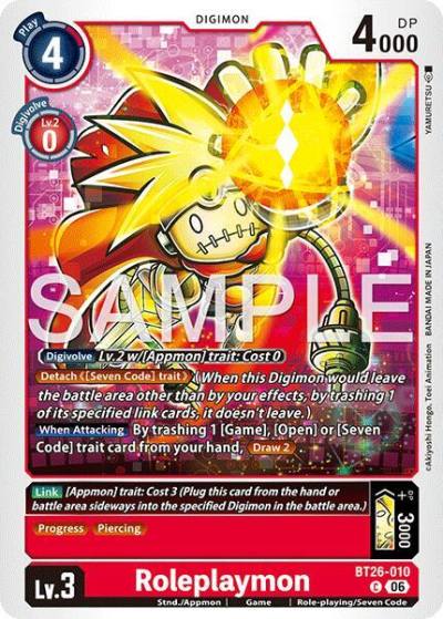 Roleplaymon BT26-010 C Timeless Bonds Digimon card
