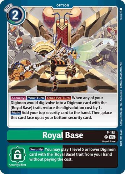 Royal Base Store Tournament 2025 Vol2 Participation Pack P-181 P Digimon Promotion Cards Digimon card
