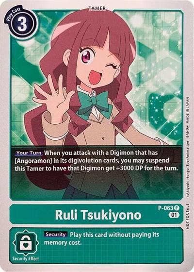 Ruli Tsukiyono P-063 P Revision Pack Cards Digimon card