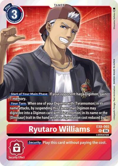 Ryutaro Williams EX8-065 R Chain of Liberation Digimon card