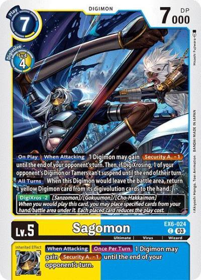 Sagomon EX6-024 C Infernal Ascension Digimon card
