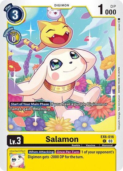 Salamon EX6-016 C Infernal Ascension Digimon card
