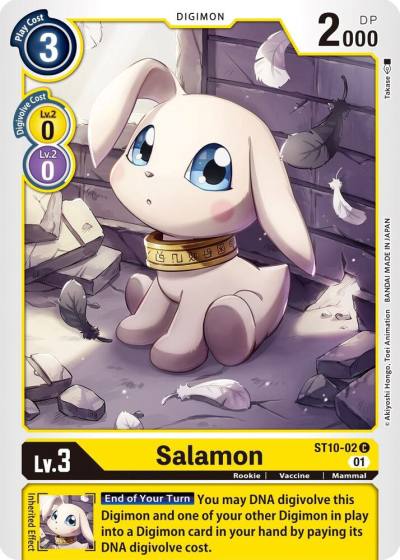 Salamon ST10-02 C Starter Deck 10: Parallel World Tactician Digimon card