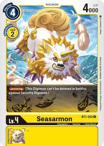 Seasarmon BT1-052 C Release Special Booster 1.0 Digimon card