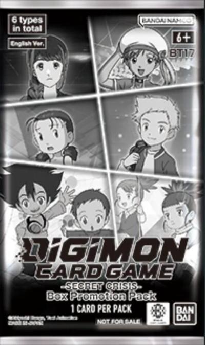 Secret Crisis Box Promotion Pack  Secret Crisis Digimon card