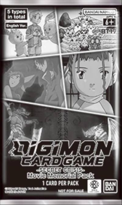 Secret Crisis Movie Memorial Pack  Secret Crisis Digimon card
