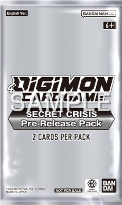 Secret Crisis Pre release Pack Secret Crisis Pre-Release Cards Digimon card