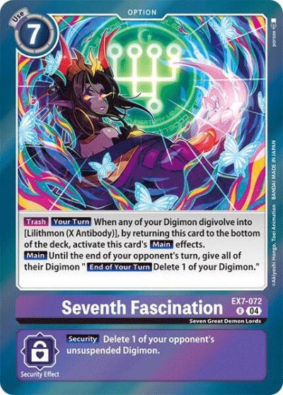 Seventh Fascination EX7-072 R Digimon LIBERATOR Digimon card