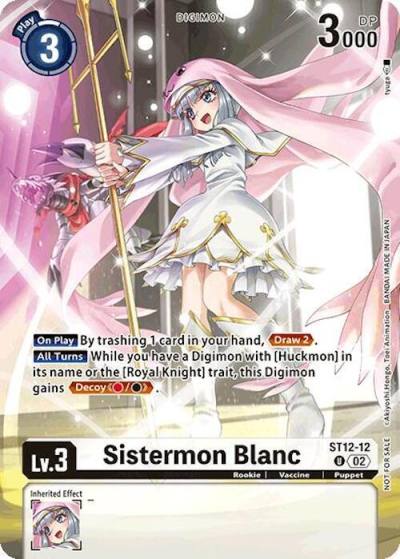Sistermon Blanc Event Pack 7 ST12-12 U Starter Deck 12: Jesmon Digimon card