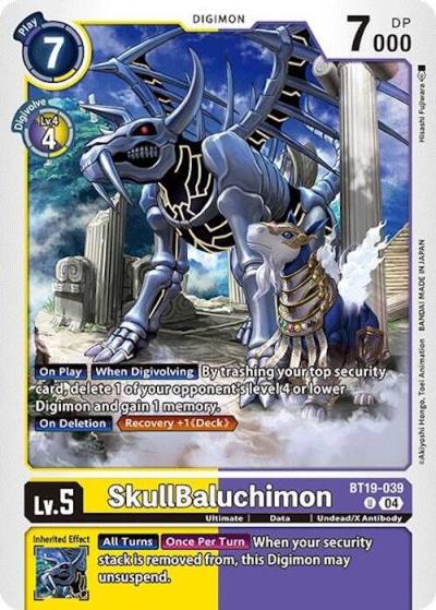 SkullBaluchimon BT19-039 U Release Special Booster 2.0 Digimon card
