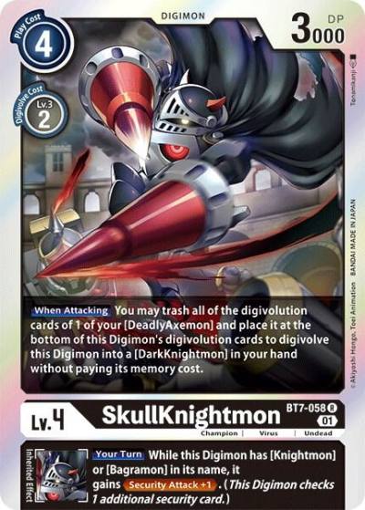 SkullKnightmon BT7-058 R Next Adventure Digimon card