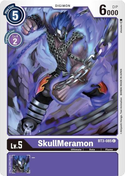 SkullMeramon BT3-085 C Release Special Booster 1.5 Digimon card