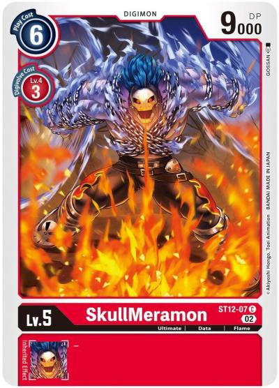 SkullMeramon ST12-07 C Starter Deck 12: Jesmon Digimon card