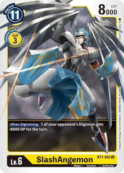 SlashAngemon BT1-062 U Release Special Booster 1.0 Digimon card