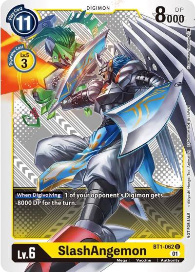 SlashAngemon Winner Pack Xros Encounter BT1-062 U Release Special Booster 1.0 Digimon card