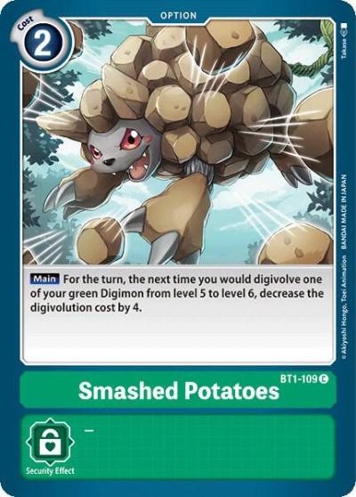 Smashed Potatoes BT1-109 C Release Special Booster 1.0 Digimon card