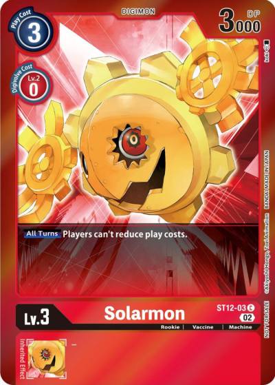 Solarmon Event Pack 4 ST12-03 C Starter Deck 12: Jesmon Digimon card