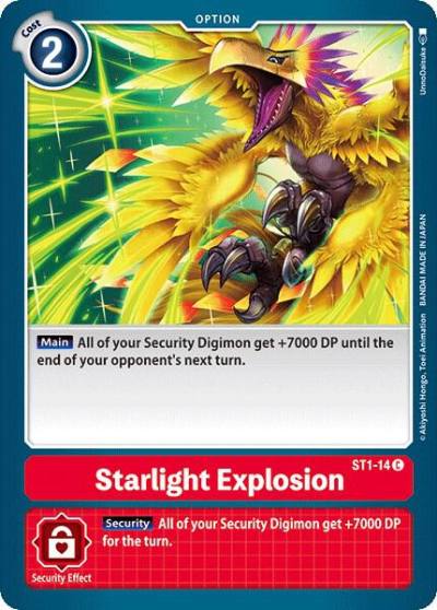 Starlight Explosion ST1-14 C Starter Deck 01: Gaia Red Digimon card