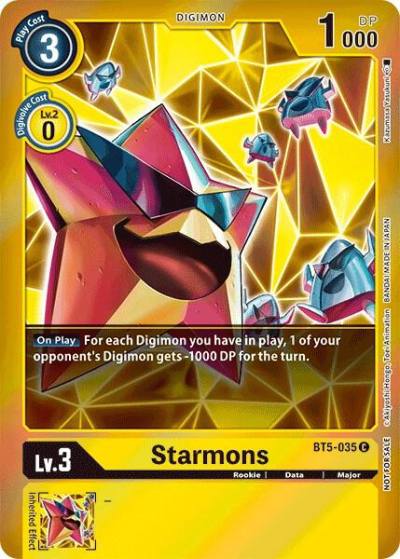 Starmons Event Pack 2 BT5-035 C Battle of Omni Digimon card