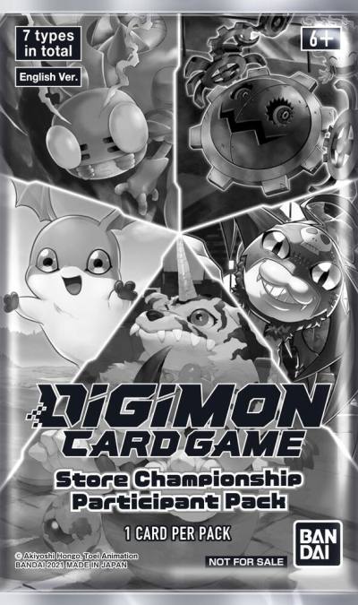Store Championship Participant Pack  Digimon Promotion Cards Digimon card