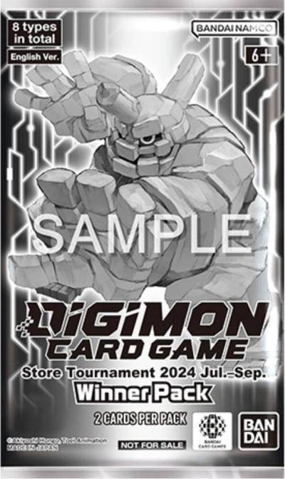 Store Tournament 2024 Jul Sep Winner Pack  Digimon Promotion Cards Digimon card