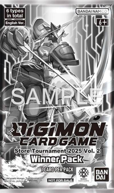 Store Tournament 2025 Vol2 Winner Pack  Digimon Promotion Cards Digimon card