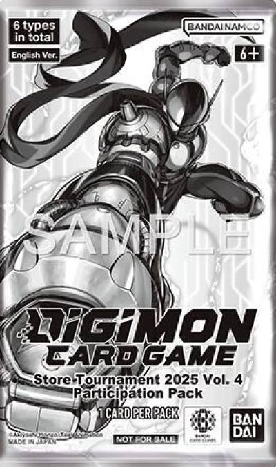 Store Tournament 2025 Vol4 Participation Pack  Digimon Promotion Cards Digimon card