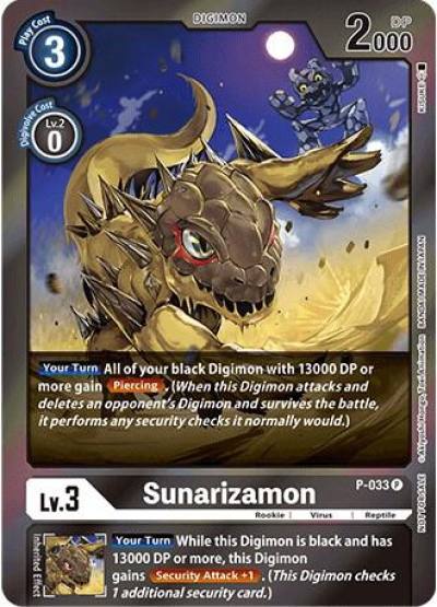Sunarizamon Gift Box 2022 P-033 P Digimon Promotion Cards Digimon card