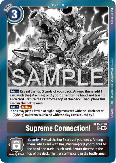 Supreme Connection BT15-096 R Exceed Apocalypse Digimon card