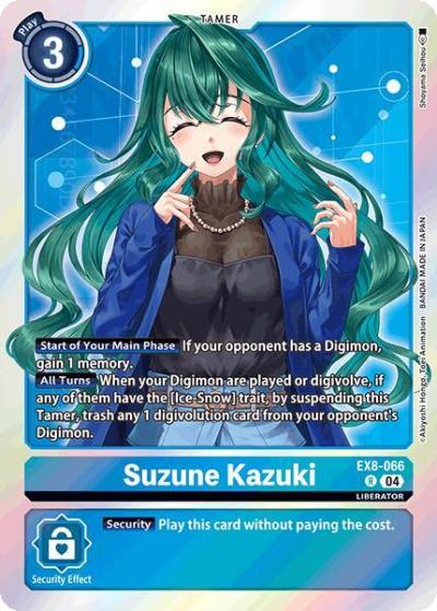 Suzune Kazuki EX8-066 R Chain of Liberation Digimon card
