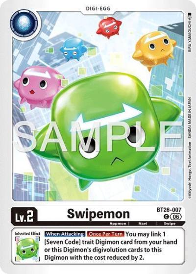 Swipemon BT26-007 C Timeless Bonds Digimon card