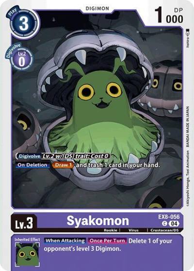 Syakomon EX8-056 C Chain of Liberation Digimon card