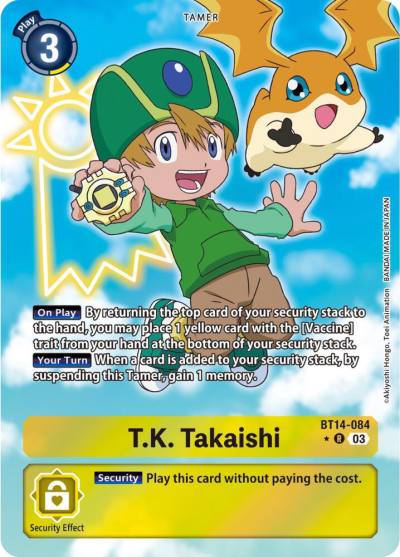 TK Takaishi Alternate Art BT14-084 R Blast Ace Digimon card
