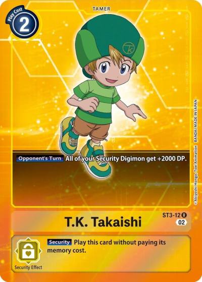 TK Takaishi Alternate Art ST3-12 R Starter Deck 12: Jesmon Digimon card